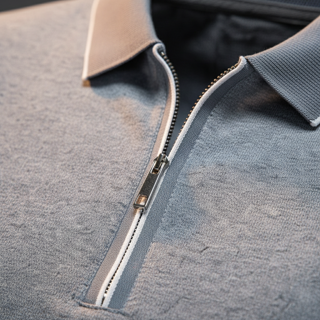 Ashton Zip Polo — Allyours Closet (view 7)