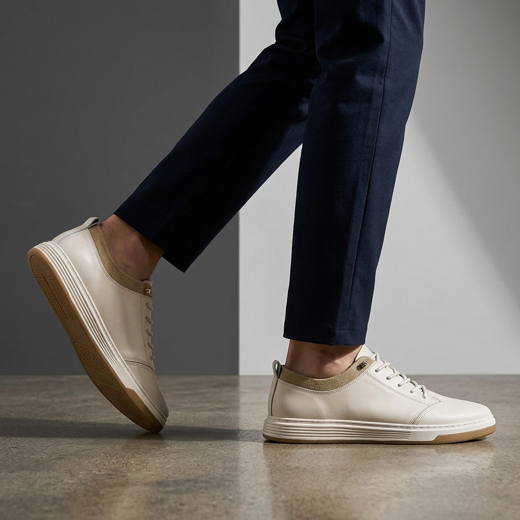 Trevano Leather Sneakers — Allyours Closet (view 6)
