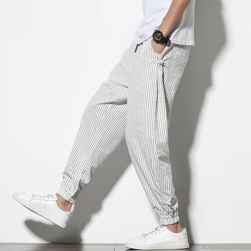 Kaizen Striped Joggers — Allyours Closet (view 8)