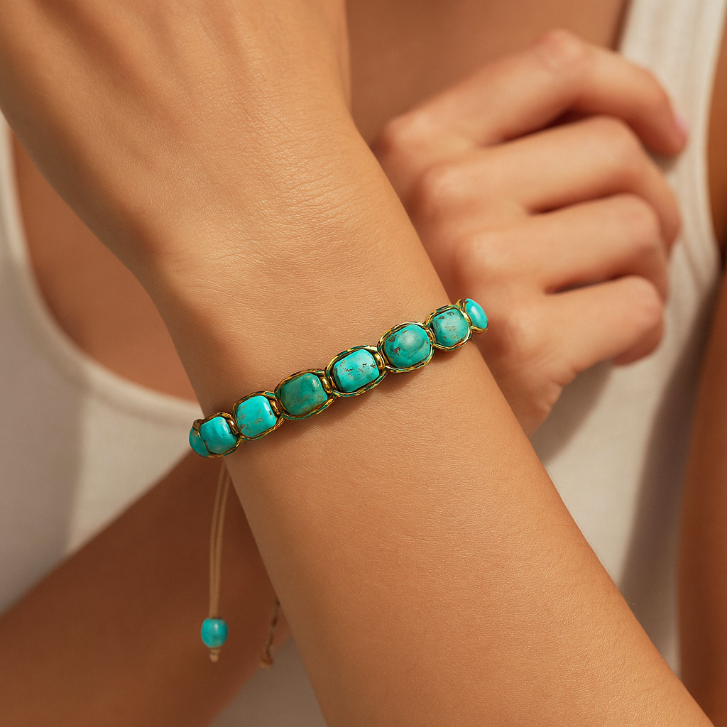 Bohemian Earthstone Bracelet — Allyours Closet (view 4)