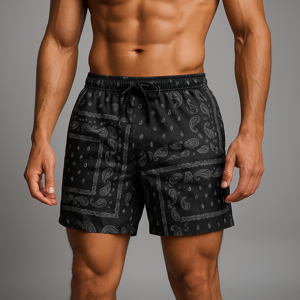 Legends Paisley Athletic Shorts — Allyours Closet (view 4)