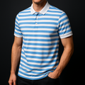 Broughton Striped Cotton Polo — Allyours Closet
