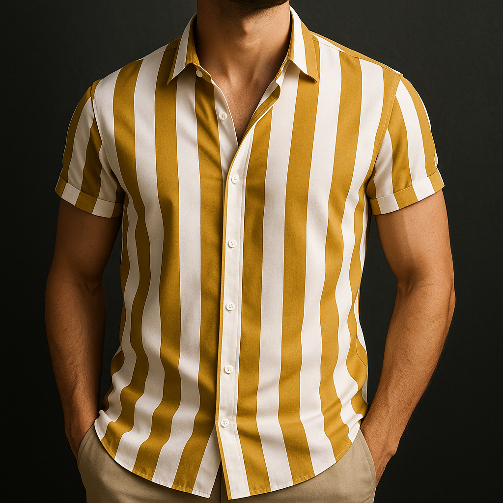 Lino Coast Short Sleeve Shirt — Allyours Closet (view 7)