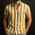 Lino Coast Short Sleeve Shirt — Allyours Closet (view 7)