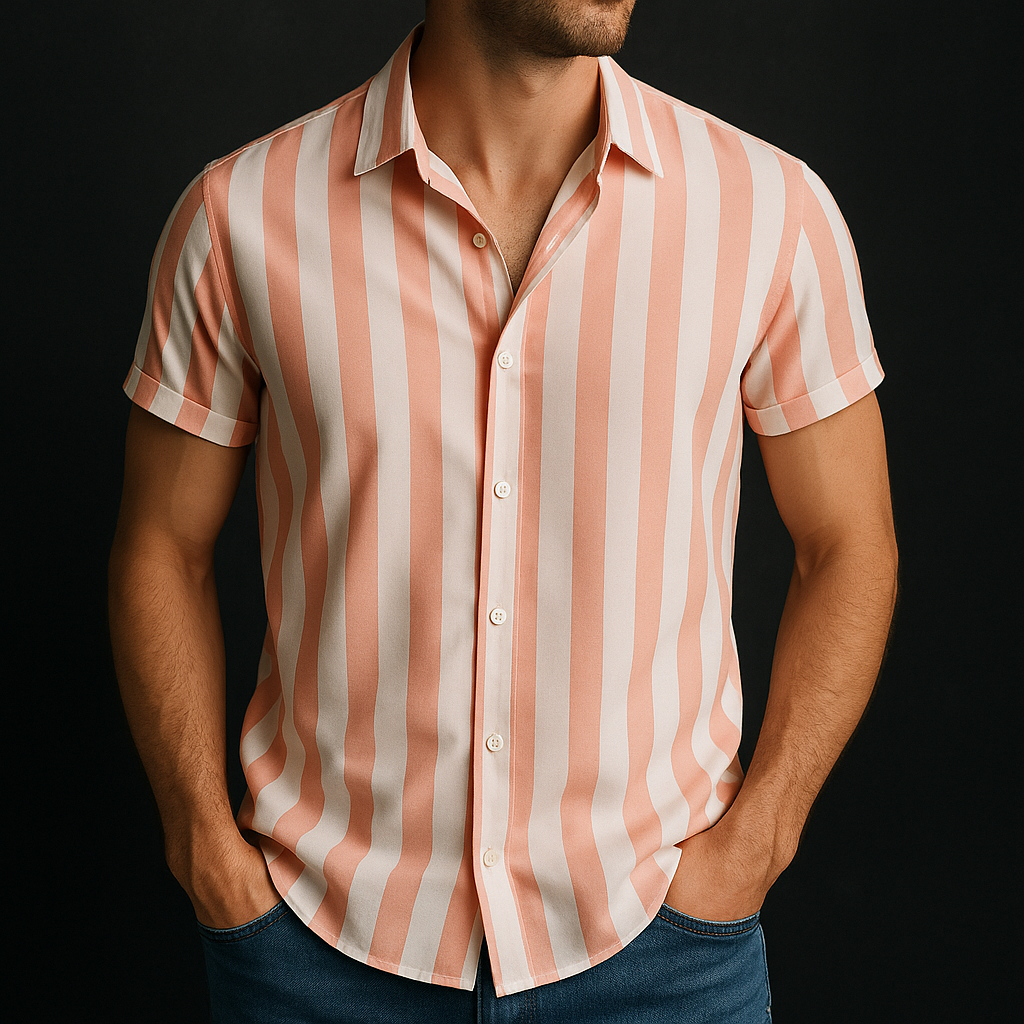 Lino Coast Short Sleeve Shirt — Allyours Closet (view 3)