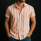 Lino Coast Short Sleeve Shirt — Allyours Closet (view 3)