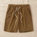 Crest Waffle Knit Shorts — Allyours Closet (view 4)