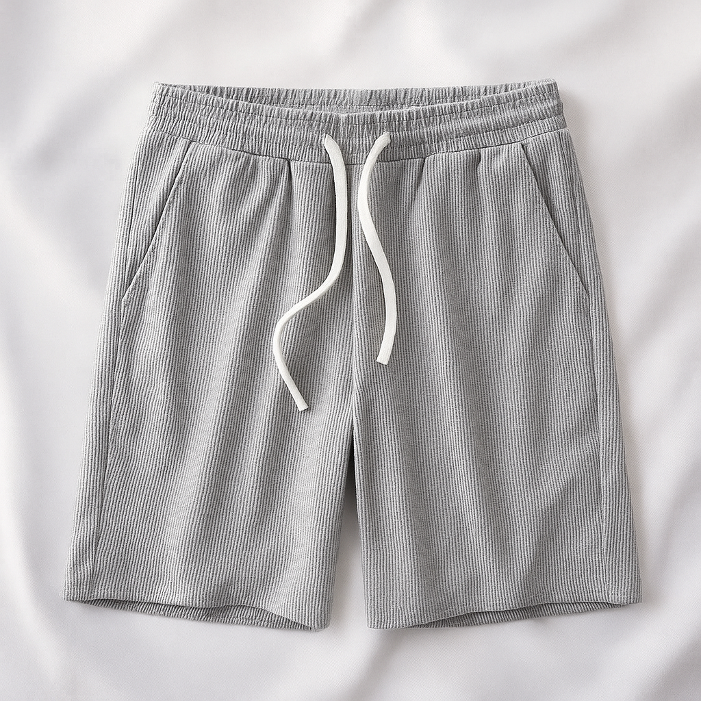 Crest Waffle Knit Shorts — Allyours Closet (view 3)