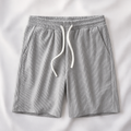 Crest Waffle Knit Shorts — Allyours Closet (view 3)