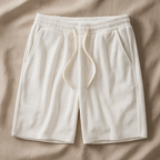 Crest Waffle Knit Shorts — Allyours Closet (view 5)