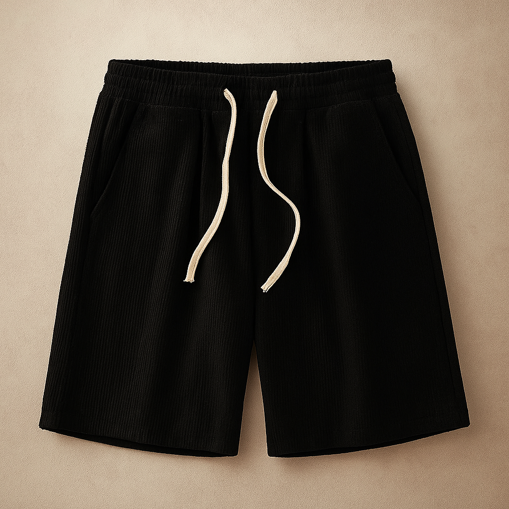Crest Waffle Knit Shorts — Allyours Closet (view 6)