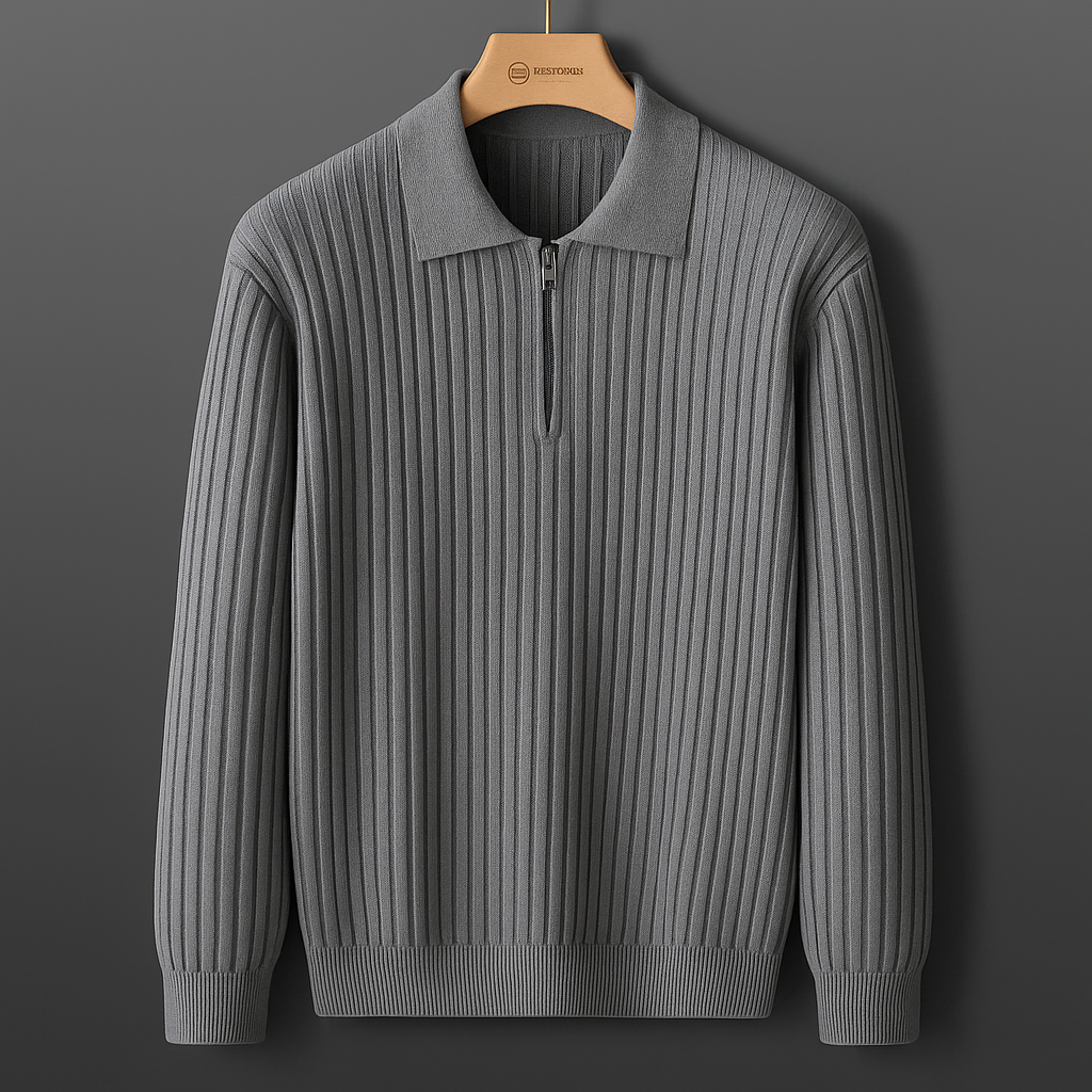 Caldwell Knit Polo — Allyours Closet (view 9)