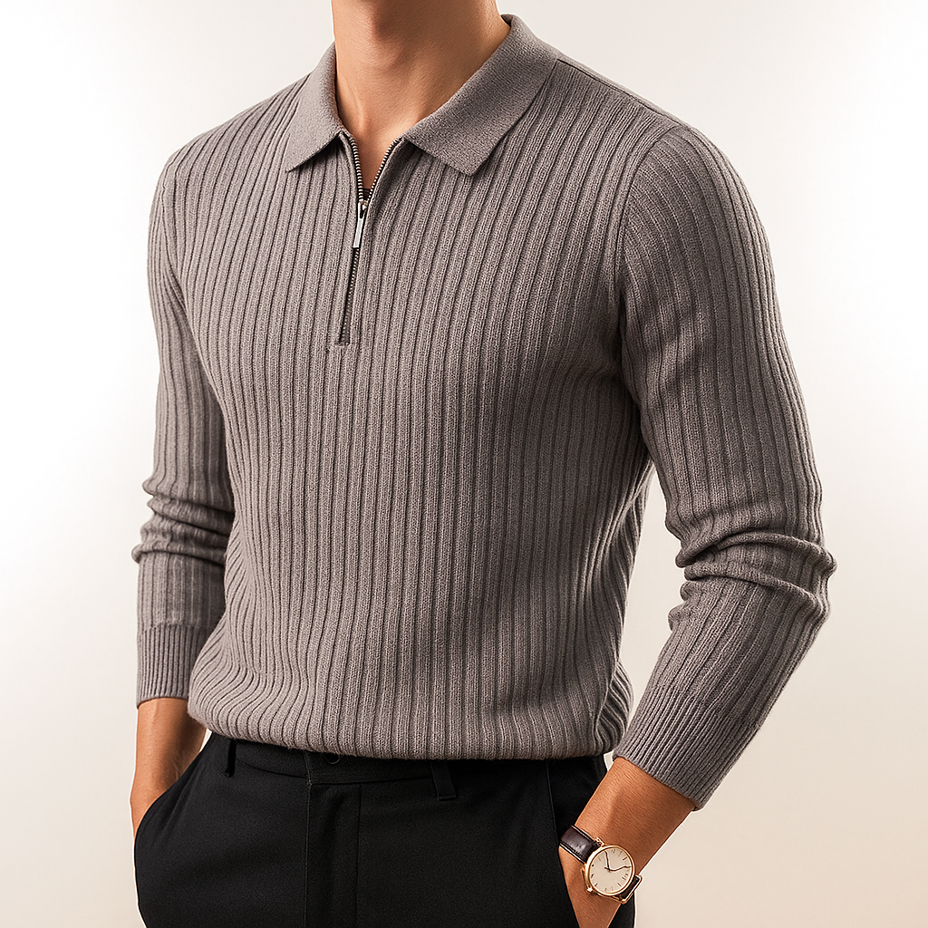 Caldwell Knit Polo — Allyours Closet (view 7)