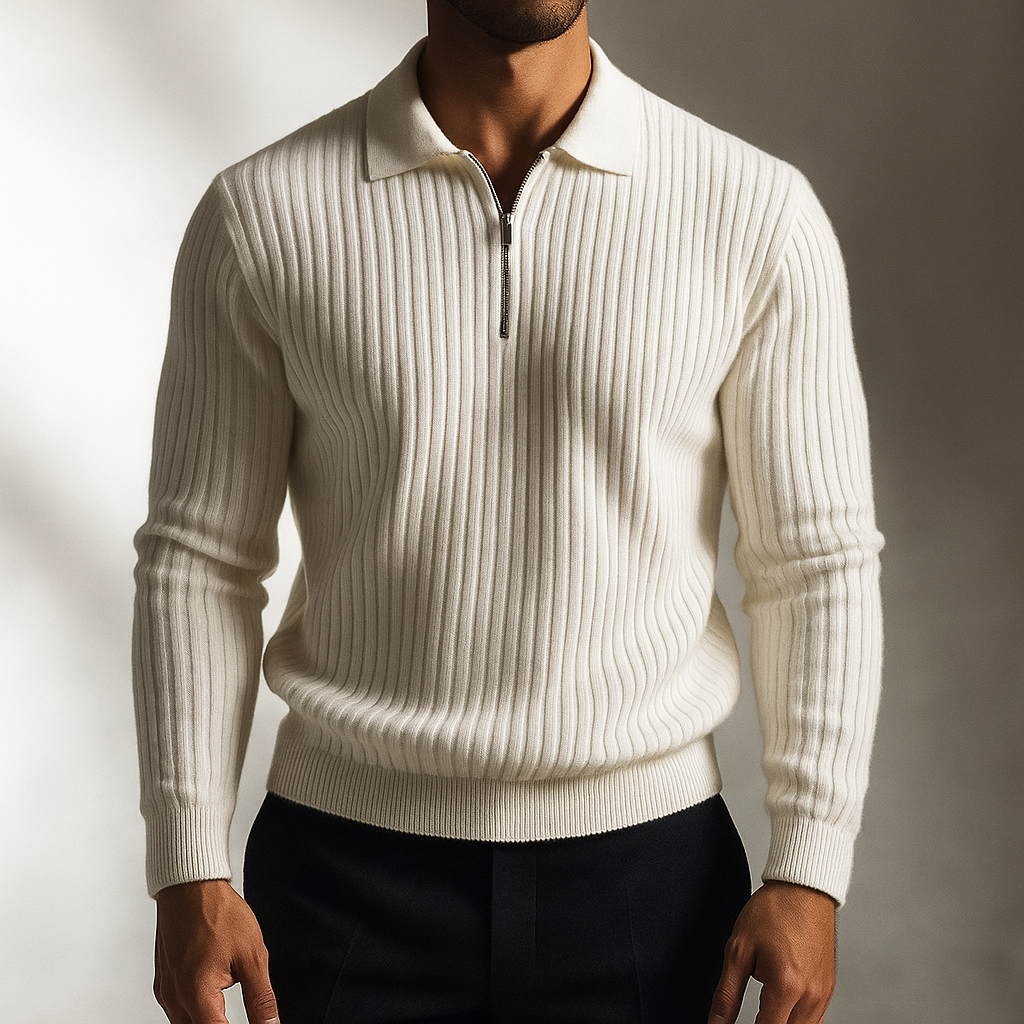 Caldwell Knit Polo — Allyours Closet