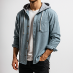 Mason Corduroy Hooded Shirt — Allyours Closet (view 3)