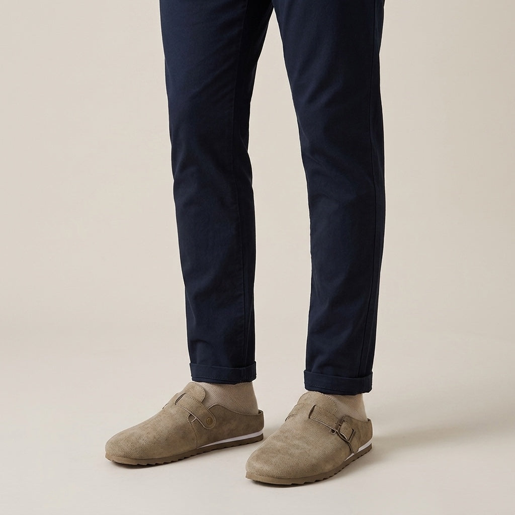 Landon Suede Mules — Allyours Closet (view 7)