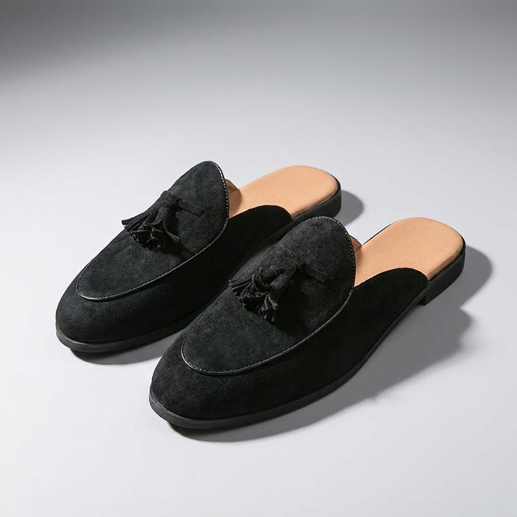 Fasano Suede Mules — Allyours Closet (view 6)