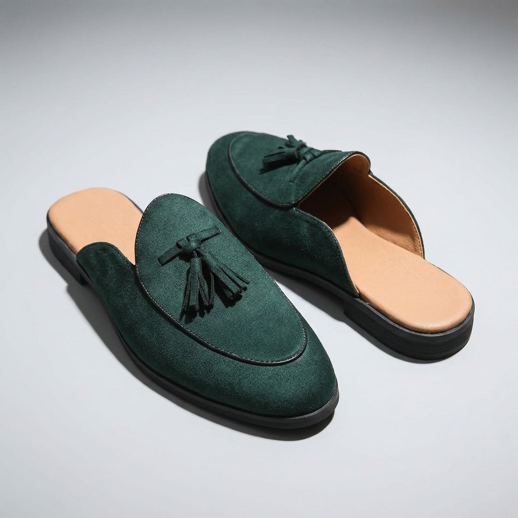 Fasano Suede Mules — Allyours Closet (view 11)