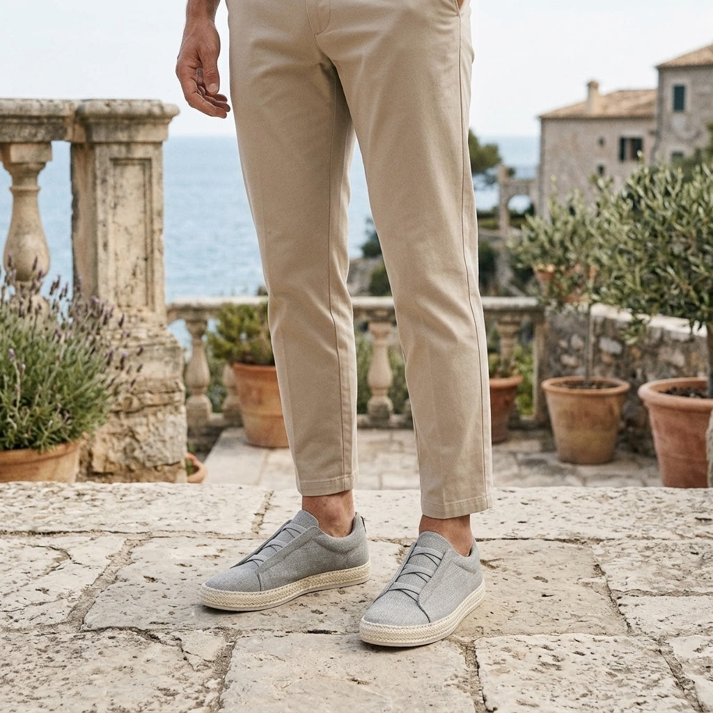 Ponza Knit Sneakers — Allyours Closet (view 5)