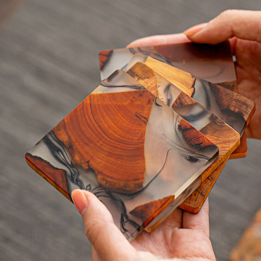 Pine Prism Coaster Set — Allyours Closet (view 6)