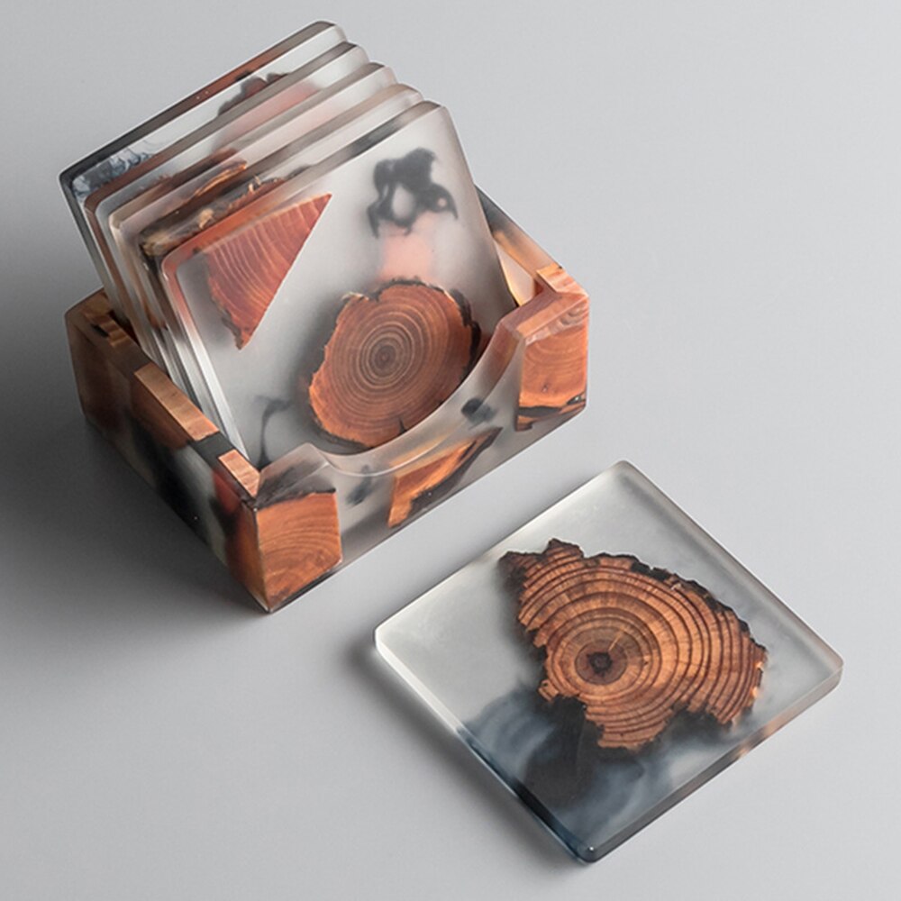 Pine Prism Coaster Set — Allyours Closet (view 3)