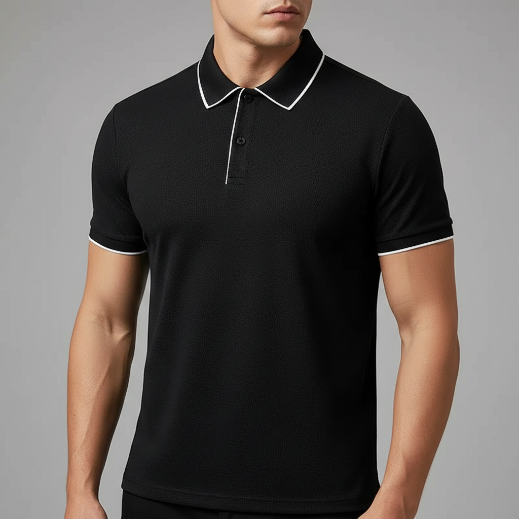 Division Knit Polo — Allyours Closet (view 11)