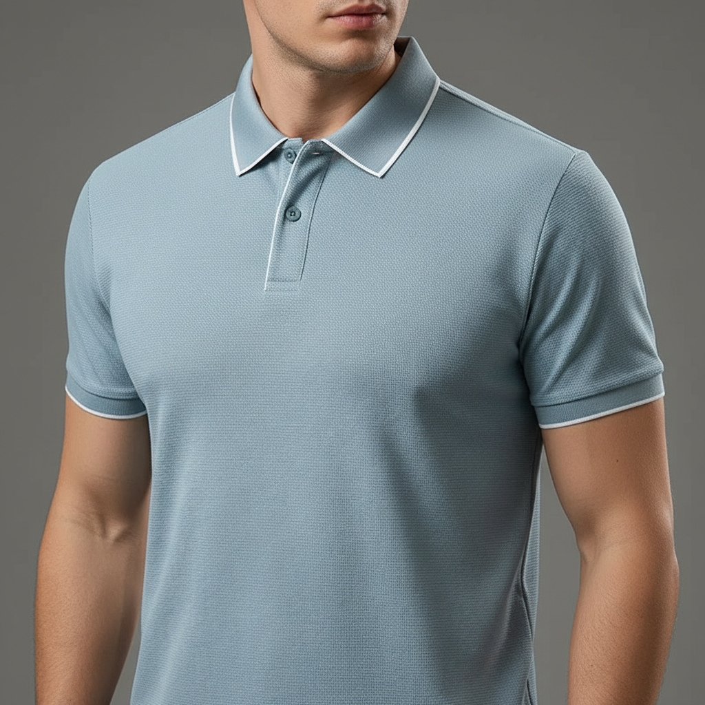 Division Knit Polo — Allyours Closet (view 7)
