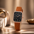 Hadley Leather Wristwatch — Allyours Closet