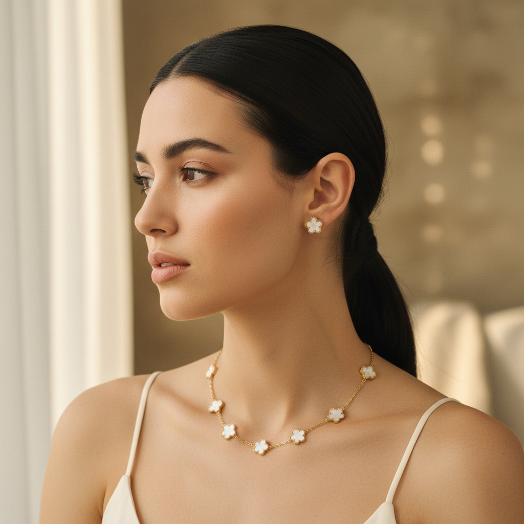 Petal Grace Jewelry Set — Allyours Closet (view 3)