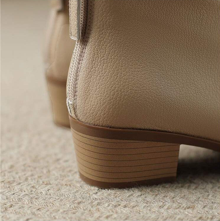 Kensley Leather Boots — Allyours Closet (view 11)