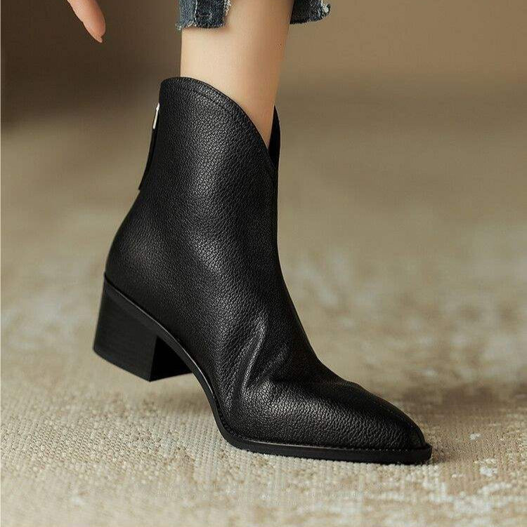 Kensley Leather Boots — Allyours Closet (view 6)
