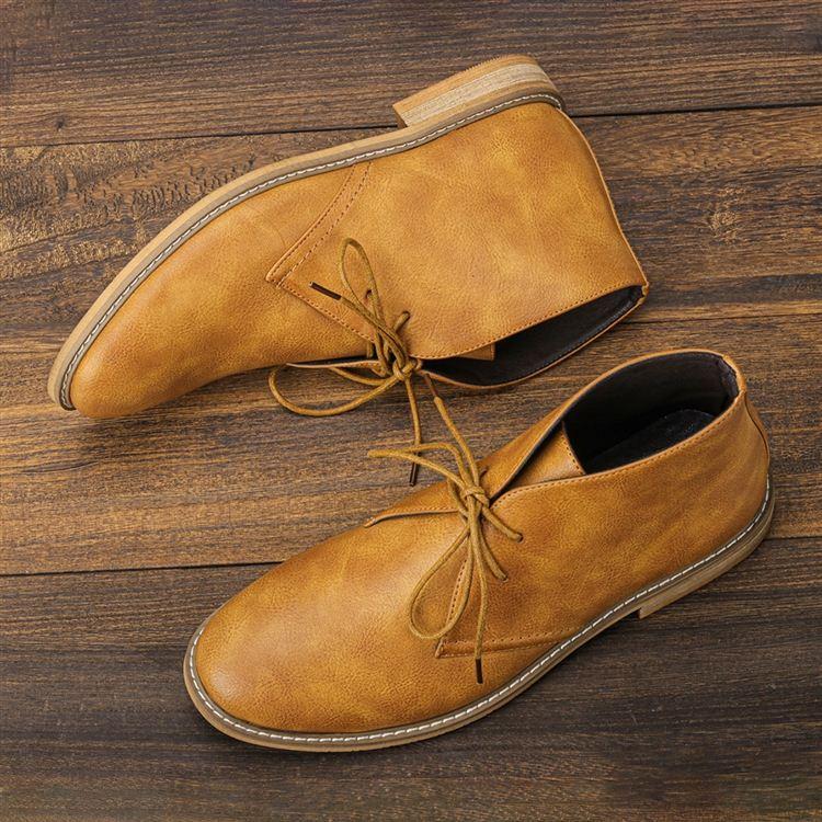 Pembroke Leather Chukka Boots — Allyours Closet (view 3)