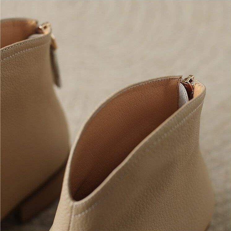 Kensley Leather Boots — Allyours Closet (view 12)