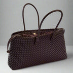 Daria Woven Leather Handbag — Allyours Closet (view 2)