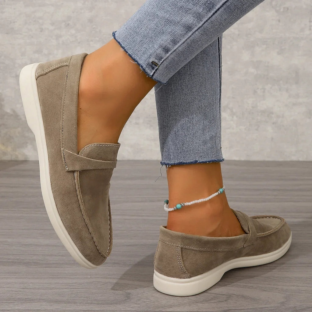 Sienna Suede Loafers — Allyours Closet (view 6)