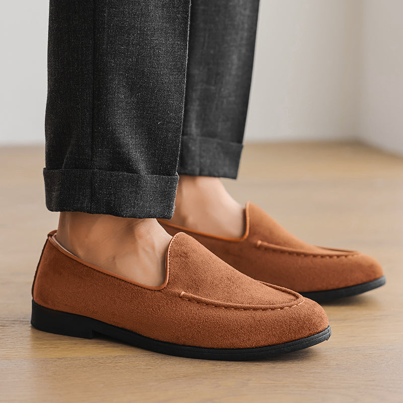 Arbour Suede Loafers — Allyours Closet