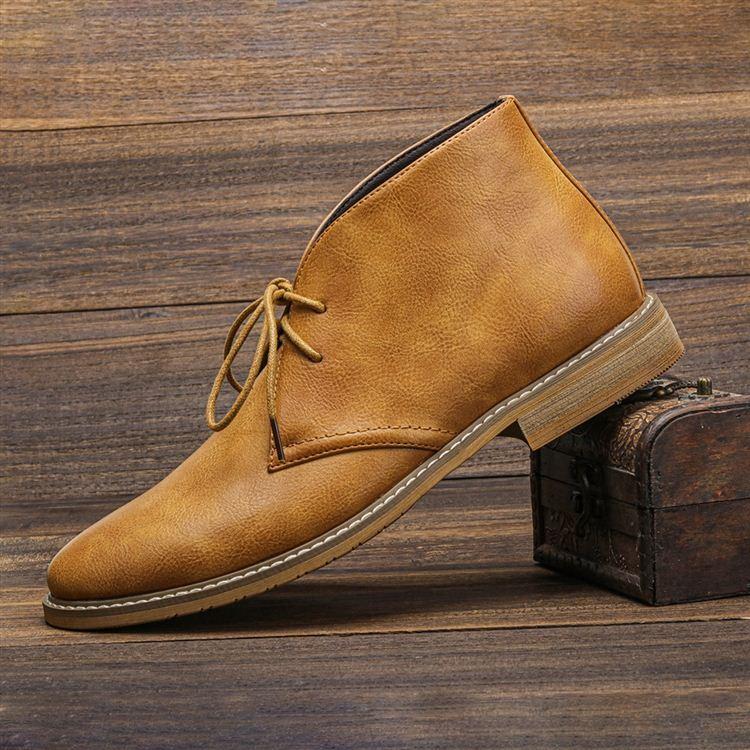 Pembroke Leather Chukka Boots — Allyours Closet (view 2)