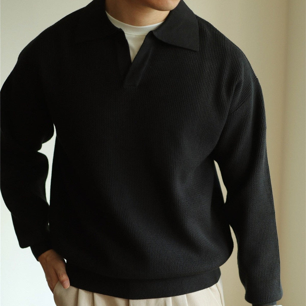 Ellis Knit Polo — Allyours Closet (view 10)