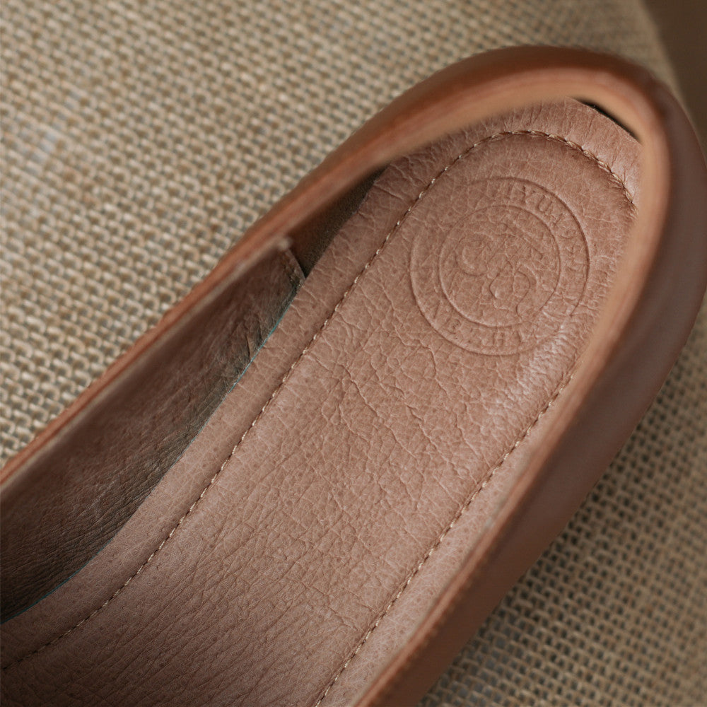 Aveline Genuine Leather Heels — Allyours Closet (view 7)