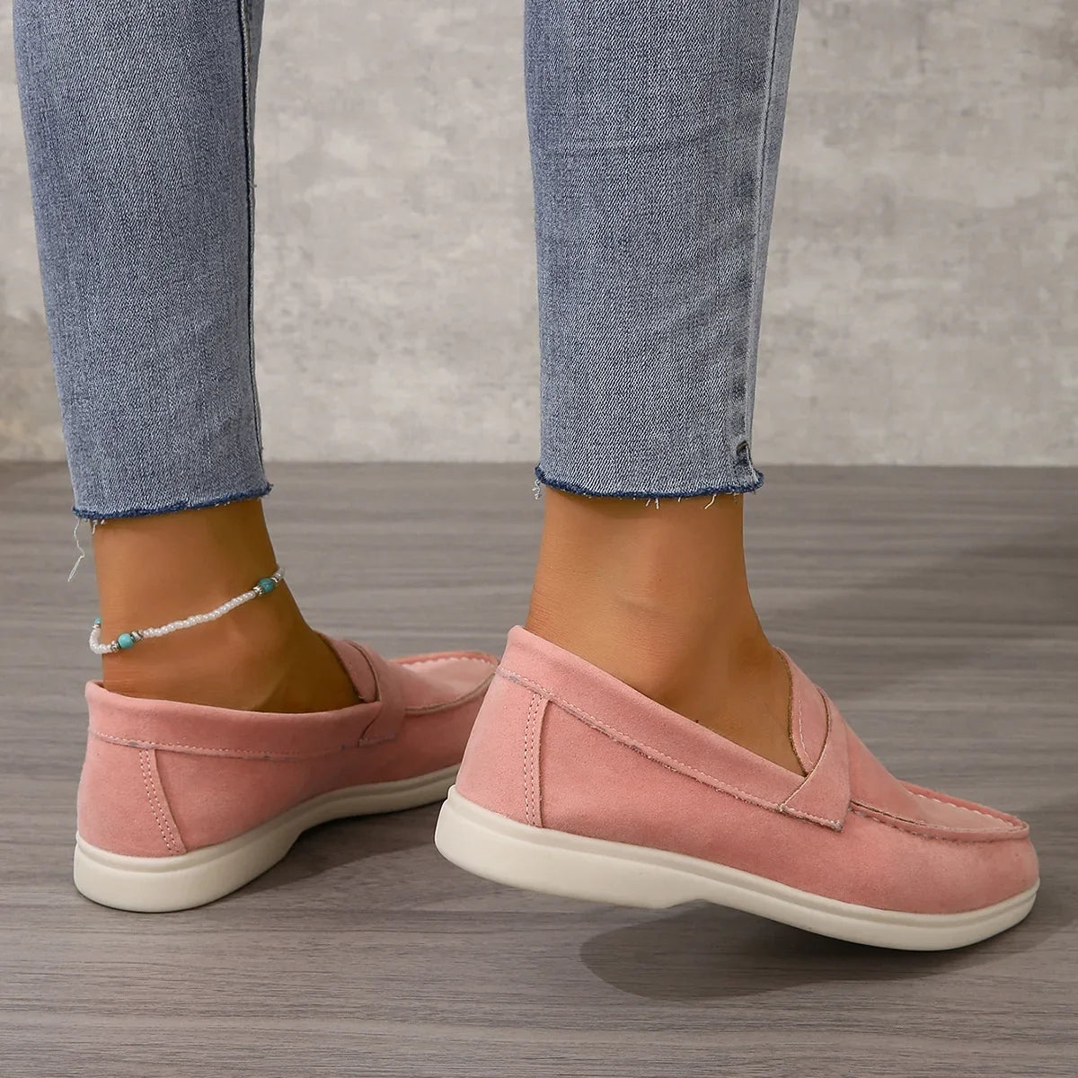 Sienna Suede Loafers — Allyours Closet (view 9)
