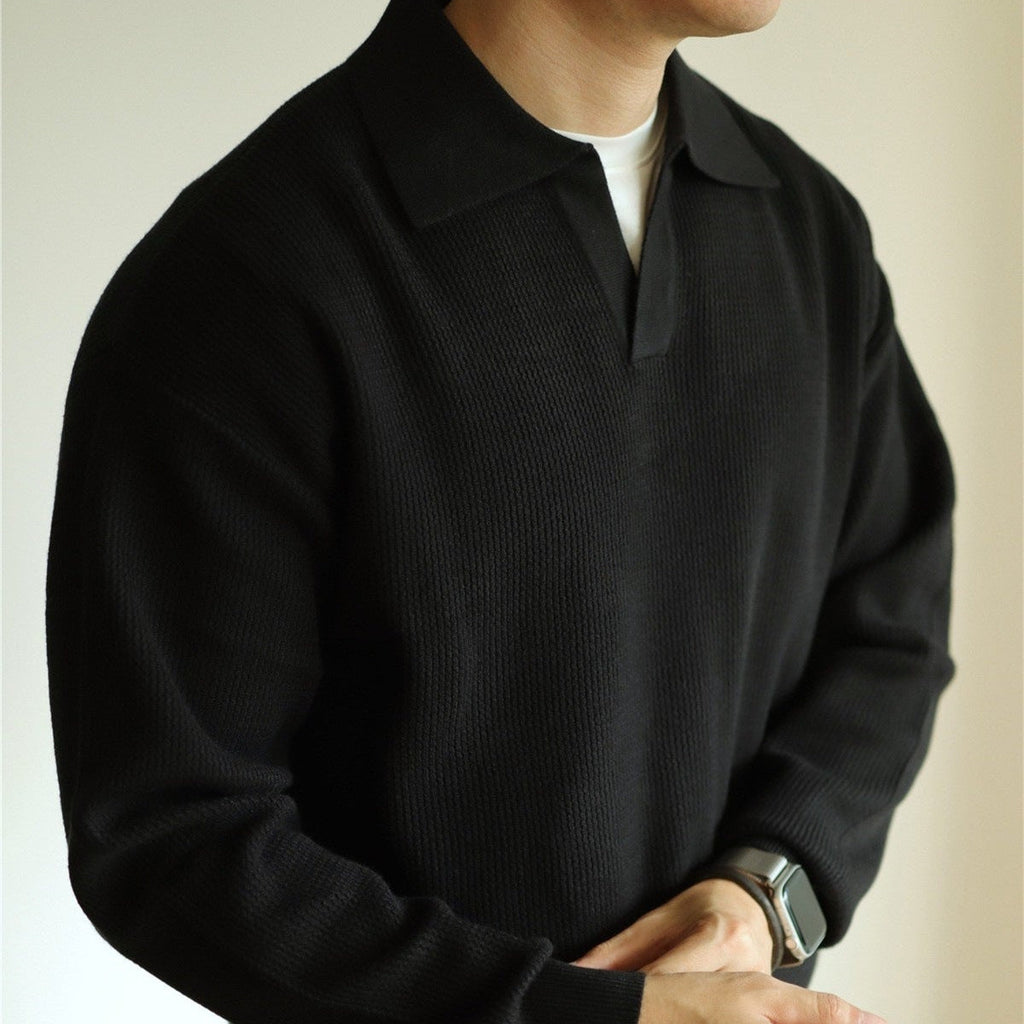 Ellis Knit Polo — Allyours Closet (view 11)