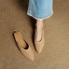 Juliet Genuine Leather Flats — Allyours Closet (view 12)