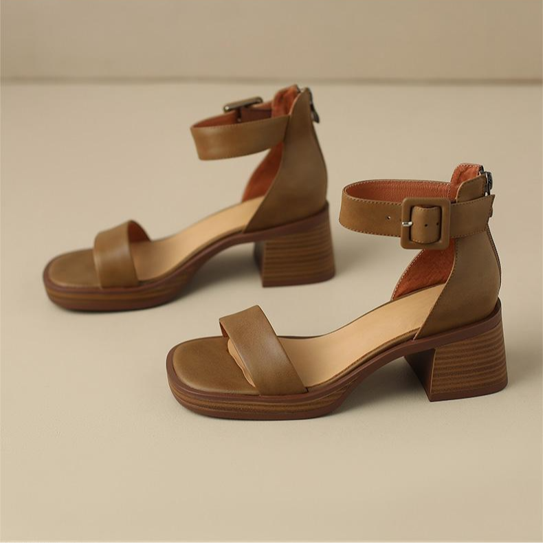 Lauder Strap Heels — Allyours Closet (view 9)