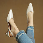 Camille Genuine Leather Heels — Allyours Closet (view 12)
