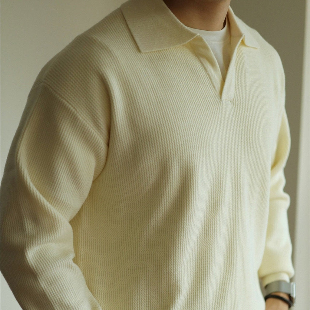 Ellis Knit Polo — Allyours Closet (view 7)