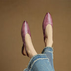 Juliet Genuine Leather Flats — Allyours Closet (view 7)