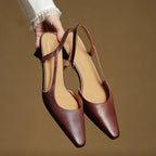Camille Genuine Leather Heels — Allyours Closet (view 4)