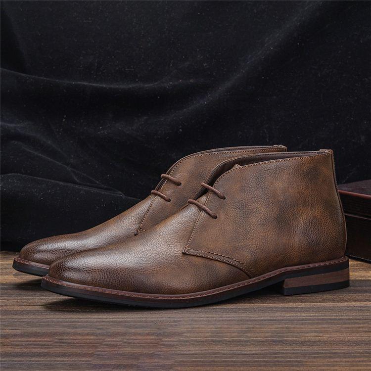 Pembroke Leather Chukka Boots — Allyours Closet (view 11)
