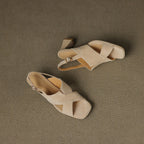 Nora Suede Heels — Allyours Closet (view 4)