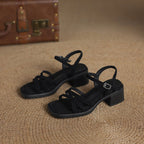Delainey Leather Sandals — Allyours Closet (view 11)